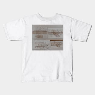 Wright Brother's Patent v2 Kids T-Shirt